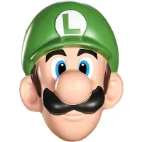 JAKKS Pacific Masque Nintendo Super Mario - Luigi/ Adulte