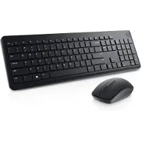 Dell | Keyboard and Mouse | KM3322W | Keyboard and Mouse Set | Wireless | Batteries included | EE | Black | Wireless connection