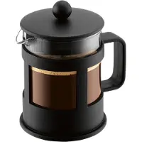Bodum Kenya Cafetière à piston 4 tasses / 0,5 L - Noir