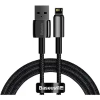 Baseus Cable Usb Do Lightning Tungsten Gold, 2.4A, 1M (Czarny)
