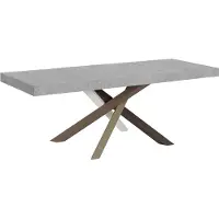 Itamoby Table Extensible 200/304X90 Cm Volantis Premium Pieds Béton Multicolore 4/C