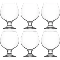 LAV Verre Misket, , en verre, pour brandy, 390 ml, 64x124 mm, paquet de 6 pieces