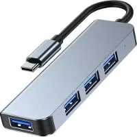 Tech-Protect Adaptateur V1-Hub 4In1 Gris