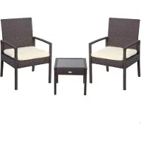 Aktive 2 Armchairs With Tables Noir