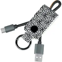 Logilink Câble USB-C avec porte-clés 0,22 m