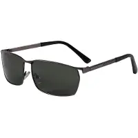 Krüger&Matz KM00026 Lunettes de soleil polarisées UV, noires