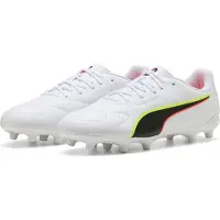 Puma King 20 Play Fg/ag Junior Football Boots Blanc EU 34 1/2 Enfants
