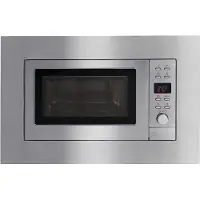 Amica Einbau Mikrowelle Einbaumikrowelle 20 ltr, BxHxT 59,5 x 39 x 32 cm, Micro-ondes, Argent