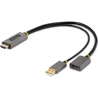 StarTech.com 4k Hdr 60hz Hdmi To Displayport Adapter Doré