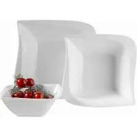 Orion Grand Bol 1,3 L en Porcelaine Blanche - Élégant et Polyvalent