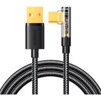 JOYROOM Gaming Cable S-Uc027A6 Usb-C (Angular) / Usb-A (Straight) 3A 1.2 M - Noir