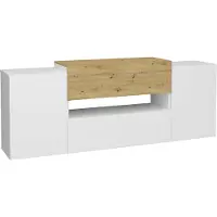 vidaXL CALICOSY - Meuble TV 2 portes 2 tiroirs Olpe - L182 cm