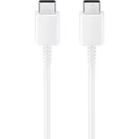 Samsung , Câble USB-C vers USB-C 3A avec fonction de charge et de synchronisation 25W 1,8m, Blanc