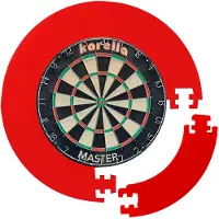 Winsport Jeu de Fléchettes Surround (Dart-Catchring) Rouge, Marerirl : Tissu (Velvet)