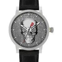 Police Montre - - COLLIN - Cuir - Quartz - Imperméabilité 3 atm
