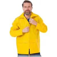 Un Veste De Pluie Avec Capuche Jaune Kpnpy Taille L - Kur Kpnpy L