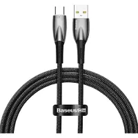 Baseus Câble Usb Do Usb-C Glimmer, 100W, 1M (Czarny)