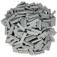 LEGO 25 pierres 2x8, gris clair