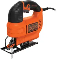 Black & Decker Ks701e 520w Variable Speed Jigsaw Orange One Size / EU Plug 220V