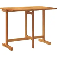 Syfax Table pliable de balcon 90x60x72 cm bois d'acacia solide