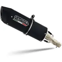 Gpr Exhaust Systems Furore Nero Honda Cb500 X 2019-2024 E5 Oval Homologated Slip On Muffler Argenté Homologated