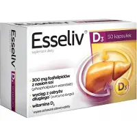 Aflofarm Esseliv D3 soutien du foie et des processus digestifs, 50 gélules