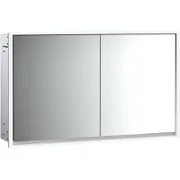 Emco loft Armoire de toilette avec éclairage, 1300mm, 2 portes, modèle encastré, 979806121
