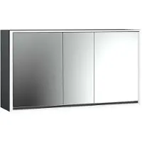 Emco loft Armoire de toilette avec éclairage, 1600mm, 3 portes, modèle apparent, 979813322