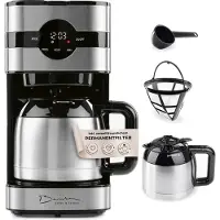 DS Produkte Barista Machine à café filtre Touch Iso avec verseuse isotherme, écran tactile LED, minuterie