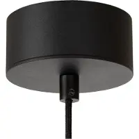 Lucide Lampe pendante de conception Kenneth noir Ø 60 cm