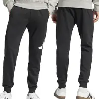 Adidas Pantalon de sport 'ESSENTIALS BIG LOGO FLEECE PANT' noir / blanc