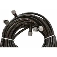 GEKO Kit de buses de brumisation 10m de tuyau d'arrosage Sprinkler