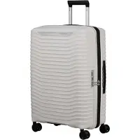Samsonite Upscape Trolley mit 4 Rollen erweiterbar 68cm, Valise, Blanc