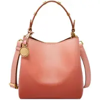 Fossil sac à épaule bandoulière sac à main Jessie Bucket Crossbody Bag Faded Red saumon