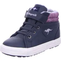 Kangaroos Baskets montantes enfant KaVu III filles - Bleu - 23