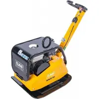 Elmag - Rüttelplatte reversierbar RPB30-50 m. Honda-Motor GX200, 30 kN Zentrifugalkraft, m. Schutzra (Compacteur de sol + plaque vibrante)