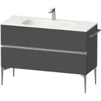 Duravit Sivida Meuble sous-lavabo, 2 tiroirs, poignée profilée chromée, 1210x477x592mm, pour Sivida, SV4653010490000