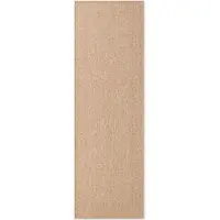 Hanse Home , tapis d'intérieur et d'extérieur, résistant aux intempéries, robuste, tapis réversible Kona, en jute, couleur blanche - 80x250 cm