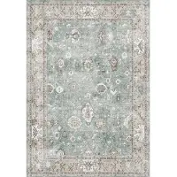 Bamyum Zuleo Tapis Imprimé Chenille Fabriqué à la Machine 160 x 230 cm (160 x 230 cm)