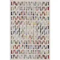Bamyum Zola Bedruckter Teppich Chenille-Druck Maschinell Hergestellt 80 x 300 cm (80 x 300 cm)