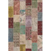 Bamyum Afra Bedruckter Teppich Chenille-Druck Maschinell Hergestellt 120 x 180 cm (120 x 180 cm)