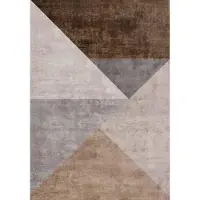 Bamyum Barty Bedruckter Teppich Chenille-Druck Maschinell Hergestellt 160 x 230 cm (160 x 230 cm)