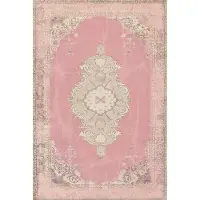 Bamyum Lix Bedruckter Teppich Chenille-Druck Maschinell Hergestellt 200 x 300 cm (200 x 300 cm)