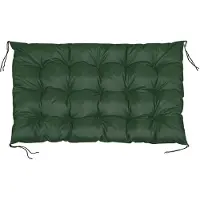 AIO Factory Coussin de jardin 120x80 cm pour banc de palette imperméable vert