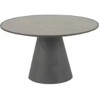 Signature - Table basse en chêne et pierre bleue L70 cm - MAFRA