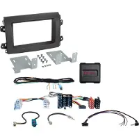 ACV Kit 2 DIN compatible avec Fiat Ducato 11/2021-2024 ISO/Mini ISO SWC/Antenne
