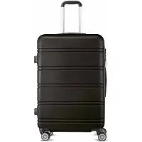 COFI set de 3 valises à coque dure Trolley valise (XXL, XL, L) système de roulettes 360 degrés coque dure valise de voyage 4 roues noir