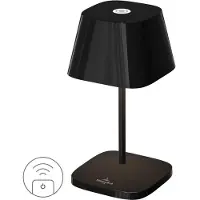 Villeroy & Boch NEAPEL RC Akku-Tischlampe Schwarz Ceramic 2,2W steuerbare Lichtfarbe IP65 97091