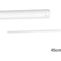 EDM Rallonge Tuyau Ventilateur Plafond 45cm Blanc Allonge De 45cm Pour Ventilateur De Plafond -