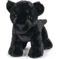 Semo Trigon Peluche panthère noire, 35 cm Peluche, animal sauvage animal de zoo fauve (33 cm)